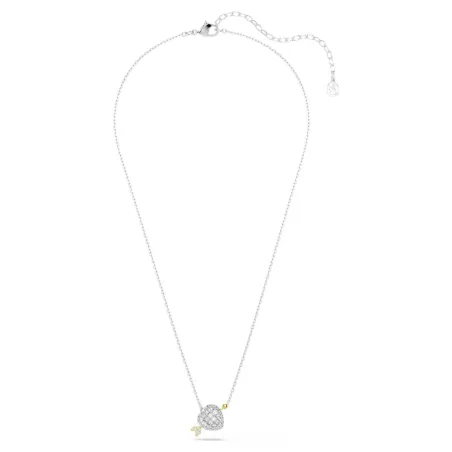 Collana Idyllia, Cuore con Freccia, Bianco Donna Swarovski