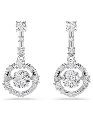 Orecchini Pendenti Constella, Dancing Stone, Bianchi Donna Swarovski