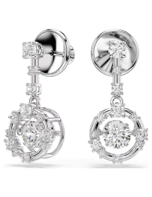 Orecchini Pendenti Constella, Dancing Stone, Bianchi Donna Swarovski