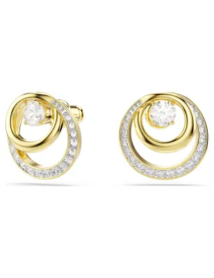 Orecchini a lobo Hyperbola,Placcato color oro Donna Swarovski