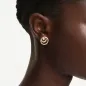 Orecchini a lobo Hyperbola,Placcato color oro Donna Swarovski