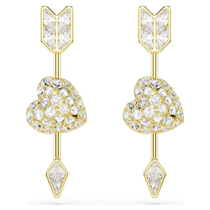 Orecchini Pendenti Idyllia, Cuore con Freccia Donna Swarovski