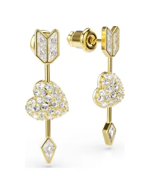 Orecchini Pendenti Idyllia, Cuore con Freccia Donna Swarovski