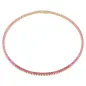 Collana Tennis Matrix, Taglio Round, Rosa Donna Swarovski Collana Tennis Matrix, Taglio Round, Rosa Donna Swarovski