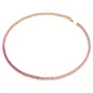 Collana Tennis Matrix, Taglio Round, Rosa Donna Swarovski Collana Tennis Matrix, Taglio Round, Rosa Donna Swarovski