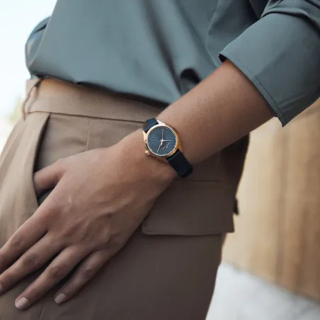 Orologio H32201430 Jazzmaster Lady Nero PVD Oro 30mm Donna Hamilton