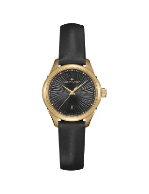 Orologio H32201430 Jazzmaster Lady Nero PVD Oro 30mm Donna Hamilton