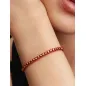 Bracciale Intreccio Tessuto Rosso cm.19 Donna Pandora