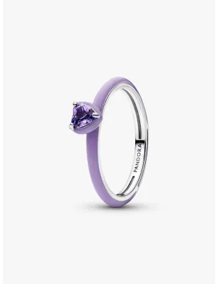 Anello Viola Chakra Heart Pandora ME mis.56 Donna