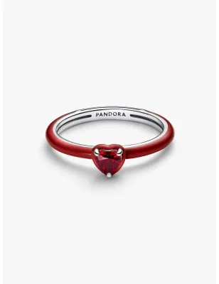 Anello Rosso Chakra Heart Pandora ME mis.56 Donna