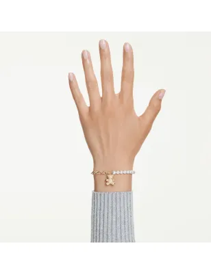 Bracciale Idyllia, Crystal Pearl, Orsetto Tono Dorato Donna Swarovski - category_name - XDMG De Marchi Gianotti