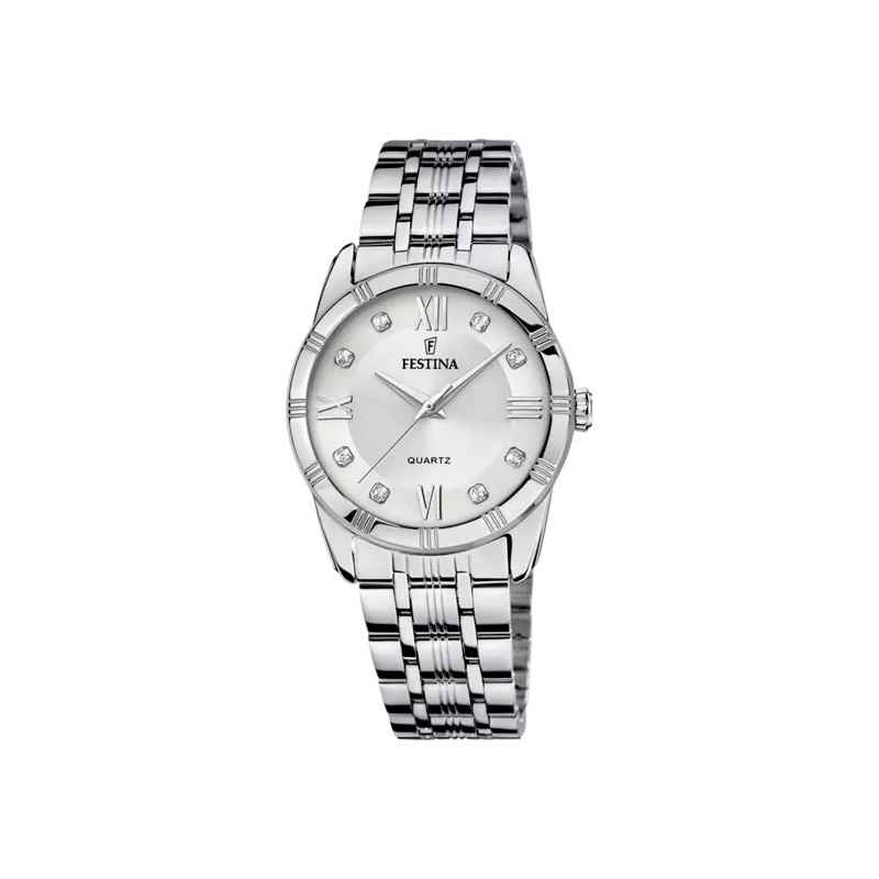 Orologio F16940/A Mademoiselle Miss France Argento Donna Festina Orologio F16940/A Mademoiselle Miss France Argento Donna Festina