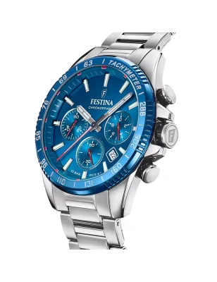 Orologio F20560/3 Timeless Chronograph Blu Miyota 45mm Uomo Festina - category_name - XDMG De Marchi Gianotti