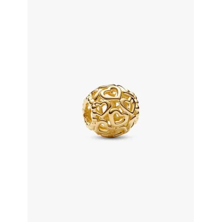 Charm Openwork Cuore finitura in Oro Donna Pandora
