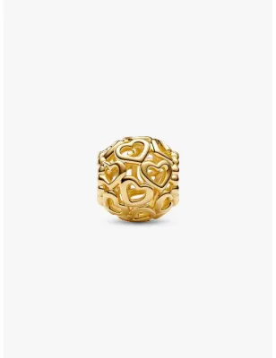 Charm Openwork Cuore finitura in Oro Donna Pandora