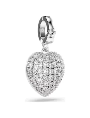 Charm Idyllia, Rivestimento color perla, Cuore, Bianco Swarovski - category_name - XDMG De Marchi Gianotti