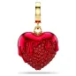 Charm Idyllia, Cuore Rosso placcato color oro Donna Swarovski Charm Idyllia, Cuore Rosso placcato color oro Donna Swarovski