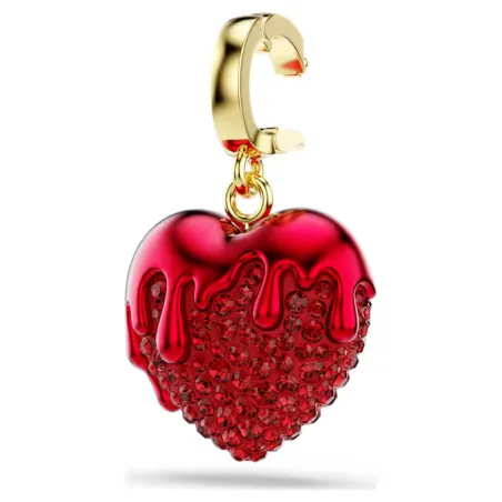 Charm Idyllia, Cuore Rosso placcato color oro Donna Swarovski