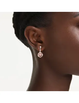 Orecchini Pendenti Constella, Dancing Stone, Rosa Donna Swarovski