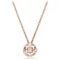 Collana pendente Constella, Dancing Stone, Rosa Donna Swarovski