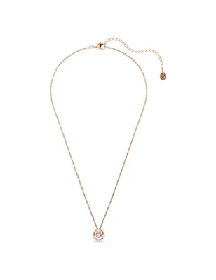 Collana pendente Constella, Dancing Stone, Rosa Donna Swarovski