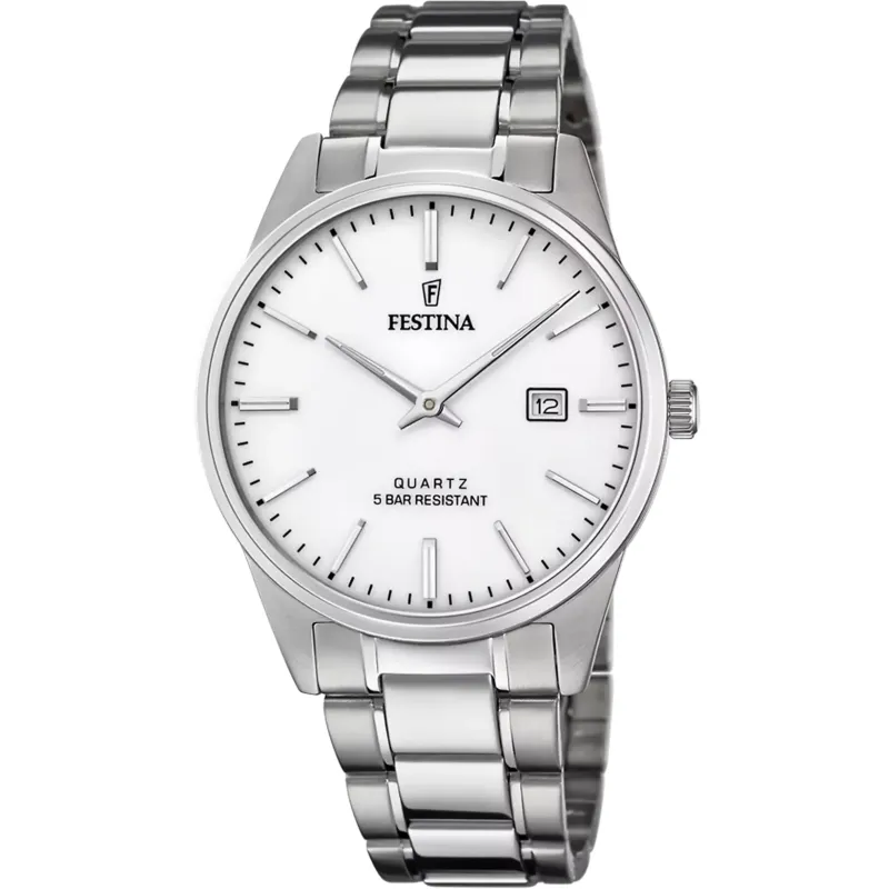 Orologio Classics Quarzo Grigio Acciaio F20511/2 Uomo Festina Orologio Classics Quarzo Grigio Acciaio F20511/2 Uomo Festina