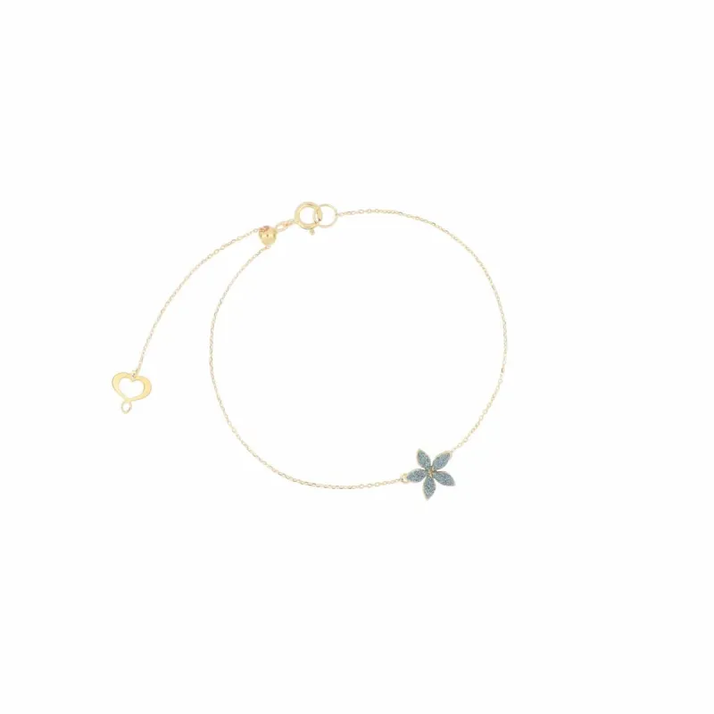 Bracciale 18Kt Fiore Celeste Donna Maman et Sophie