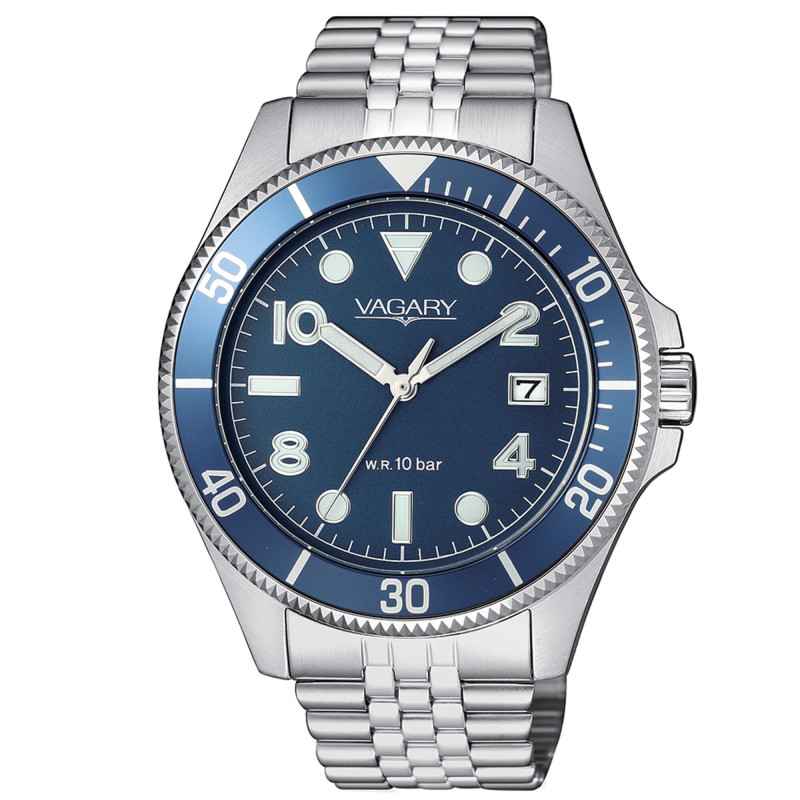 Orologio Aqua39 Quarzo Blu Acciaio VD5-015-71 Uomo Vagary