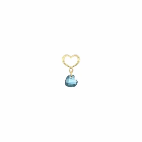 Monorecchino lobo 18kt Cuore Nudo Blu Donna Maman et Sophie