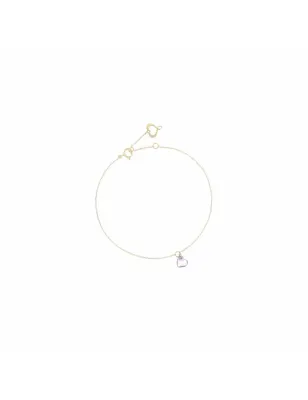 Bracciale 18kt Cuore Nudo Viola Donna Maman et Sophie