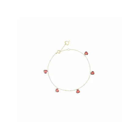 Bracciale 18kt Cuori Nudi Rossi Donna Maman et Sophie