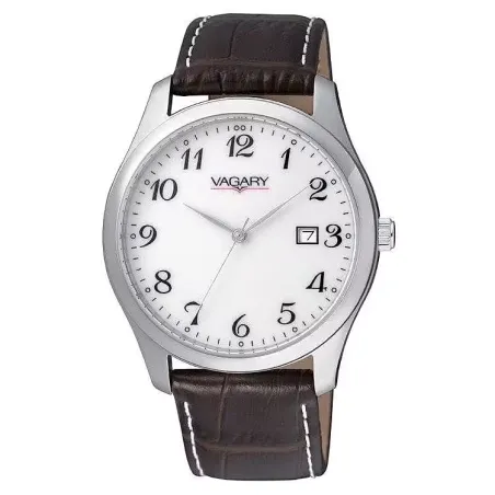 Orologio Quarzo Bianco Pelle IH5-015-10 Uomo Vagary