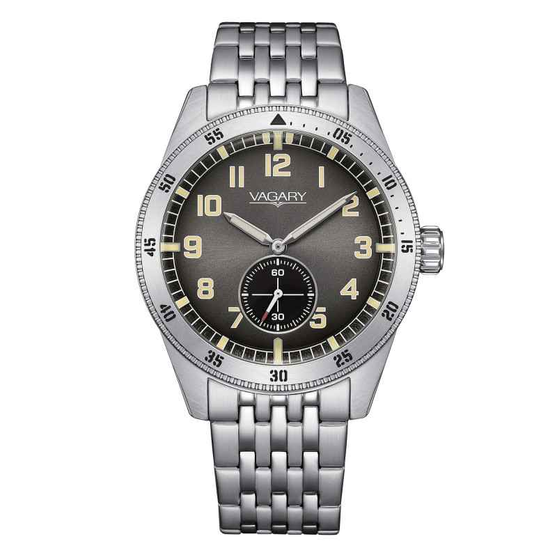 Orologio FlyBoy Piccoli Secondi Nero Acciaio IB2-013-61 Uomo Vagary