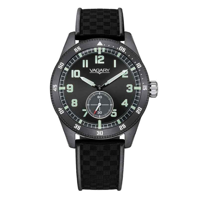 Orologio FlyBoy Piccoli Secondi Total Black IB2-048-50 Uomo Vagary Orologio FlyBoy Piccoli Secondi Total Black IB2-048-50 Uomo Vagary