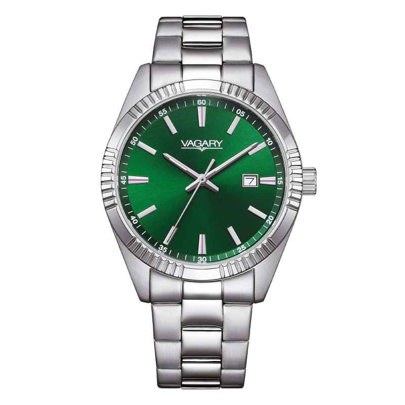 Orologio Timeless Quarzo Verde Acciaio IB9-115-41 Uomo Vagary