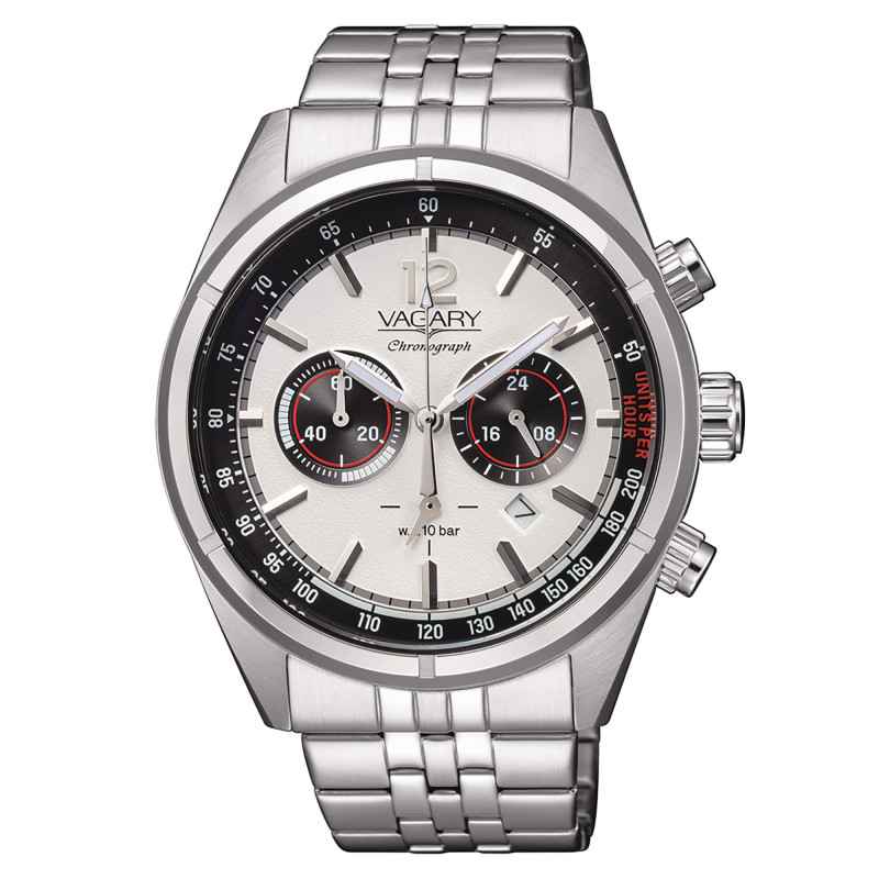 Orologio Rockwell Crono Bianco Acciaio IV4-811-11 Uomo Vagary Orologio Rockwell Crono Bianco Acciaio IV4-811-11 Uomo Vagary
