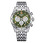 Orologio FlyBoy Crono Verde Acciaio IV2-117-41 Uomo Vagary Orologio FlyBoy Crono Verde Acciaio IV2-117-41 Uomo Vagary