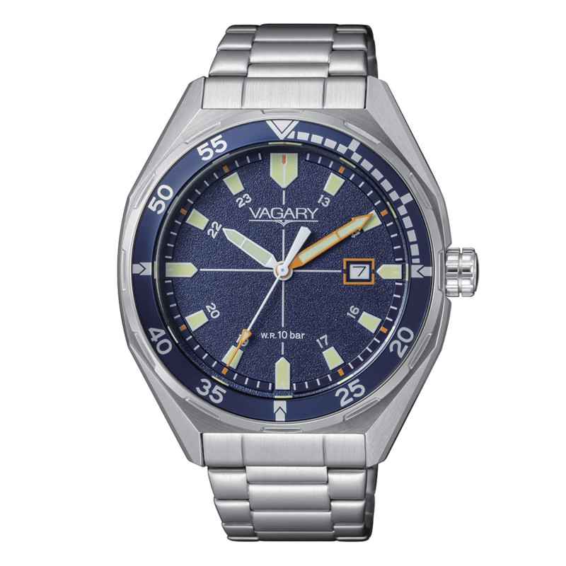 Orologio Aqua39 Blu Fondello Avvitato IB9-417-71 Uomo Vagary Orologio Aqua39 Blu Fondello Avvitato IB9-417-71 Uomo Vagary