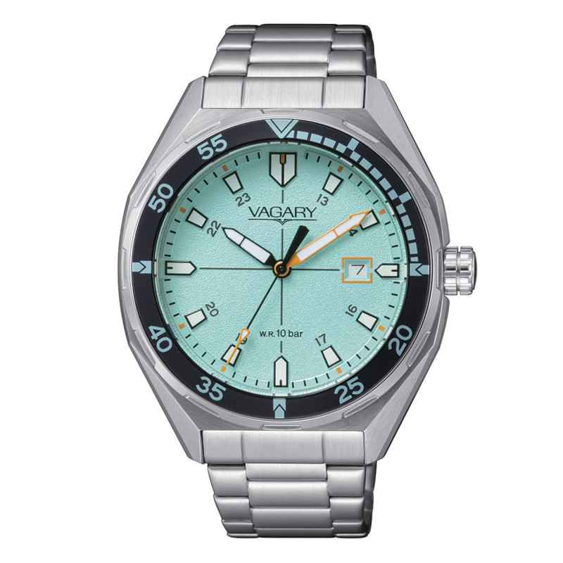 Orologio Aqua39 Azzurro Fondello Avvitato IB9-417-73 Uomo Vagary Orologio Aqua39 Azzurro Fondello Avvitato IB9-417-73 Uomo Vagary