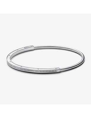 Bracciale Signature Rigido Pavé 17.5cm 592313C01-2 Donna Pandora