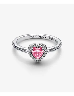 Anello Cuore rilievo Rosa mis.52 Donna Pandora