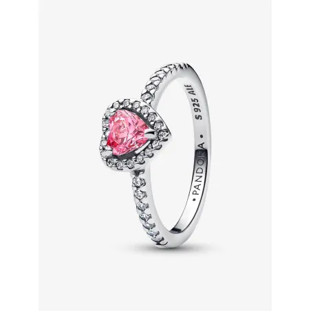 Anello Cuore rilievo Rosa mis.50 Donna Pandora