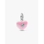 Charm Pendente Lucchetto Cuore Rosa "Yours" in ceramica Pandora Charm Pendente Lucchetto Cuore Rosa "Yours" in ceramica Pandora