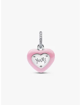 Charm Pendente Lucchetto Cuore Rosa "Yours" in ceramica Pandora - category_name - XDMG De Marchi Gianotti