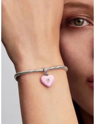 Charm Pendente Lucchetto Cuore Rosa "Yours" in ceramica Pandora - category_name - XDMG De Marchi Gianotti