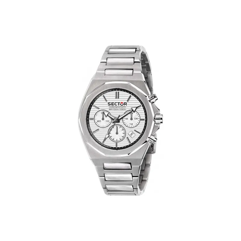 Orologio 960 Miyota Bianco 43mm R3273628004 Uomo Sector Orologio 960 Miyota Bianco 43mm R3273628004 Uomo Sector