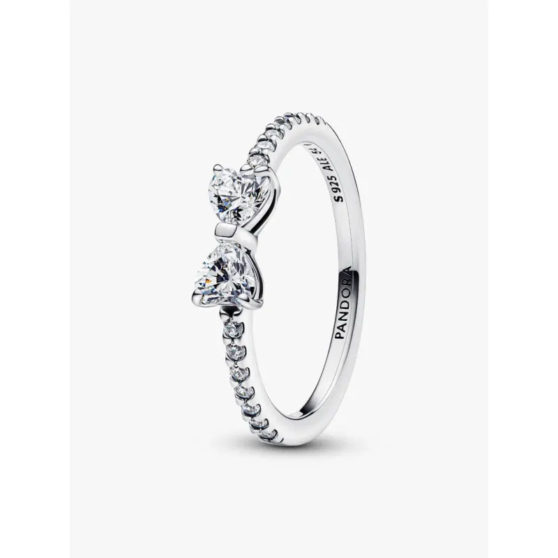 Anello Fiocco Scintillante Bianco mis.50 Donna Pandora Anello Fiocco Scintillante Bianco mis.50 Donna Pandora