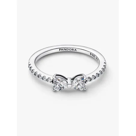 Anello Fiocco Scintillante Bianco mis.52 Donna Pandora