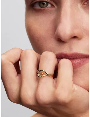 Anello dorato Cuore Piccolo Linea Sinuosa mis.56 Donna Pandora - category_name - XDMG De Marchi Gianotti