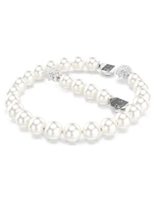 Bracciale Matrix, Crystal Pearl, Bianco Donna Swarovski